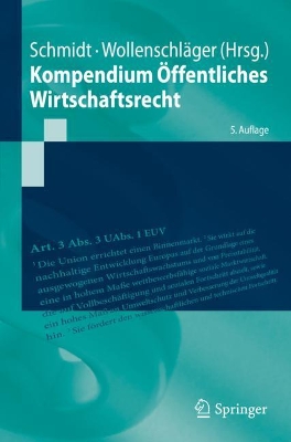 Kompendium Öffentliches Wirtschaftsrecht book