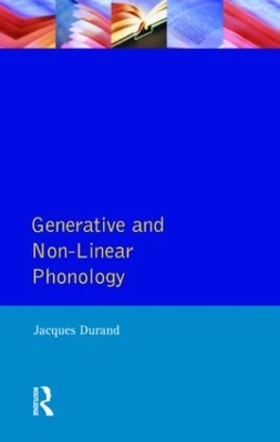 Generative and Non-Linear Phonology by Durand Jacques