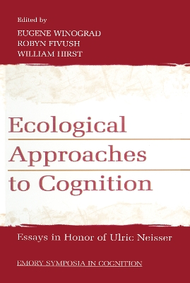 Ecological Approaches to Cognition by Eugene Winograd