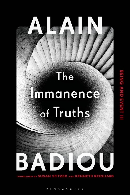 The Immanence of Truths: Being and Event III book