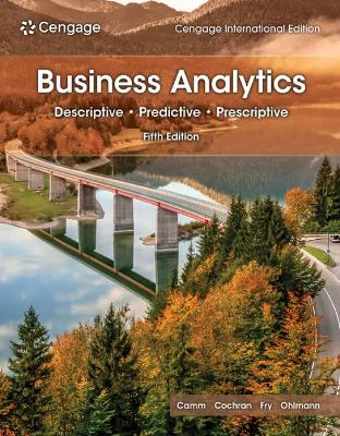 Business Analytics, Cengage International Edition book