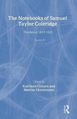 Notebooks of Samuel Taylor Coleridge book