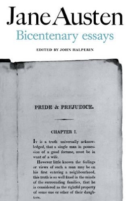 Jane Austen: Bicentenary Essays book