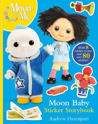 Moon Baby Sticker Storybook book