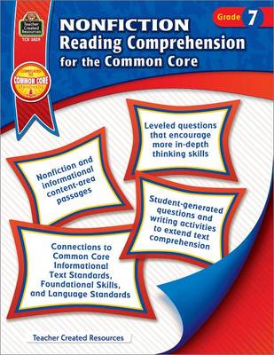 Nonfiction Reading Comprehension for the Common Core Grd 7 book