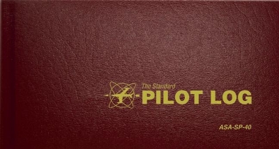 Standard Pilot Log (Burgundy) book