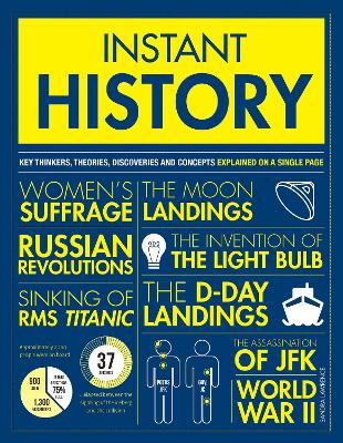 Instant History: Key thinkers, theories, discoveries and concepts explained on a single page book