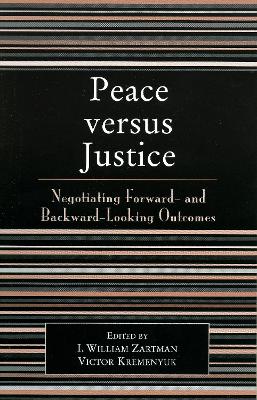 Peace versus Justice book