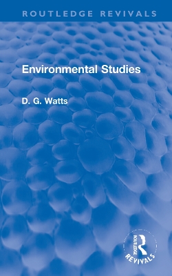 Environmental Studies by D. G. Watts