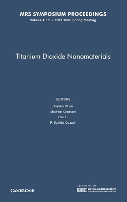 Titanium Dioxide Nanomaterials: Volume 1352 book