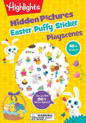 Easter Hidden Pictures Puffy Sticker Playscenes book