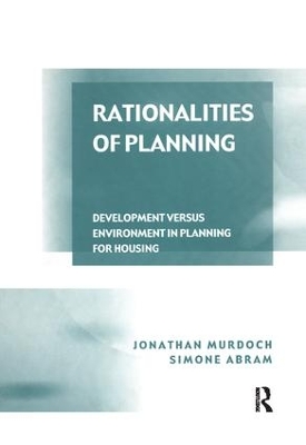 Rationalities of Planning book