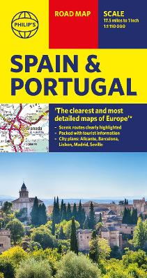 Philip's Spain and Portugal Road Map by Philip's Maps