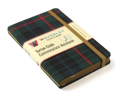 Stewart Hunting: Waverley Genuine Tartan Cloth Commonplace Notebook (9cm x 14cm) book