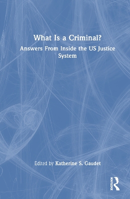 What Is a Criminal?: Answers From Inside the US Justice System by Katherine S. Gaudet