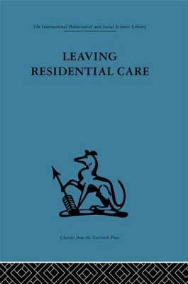 Leaving Residential Care book