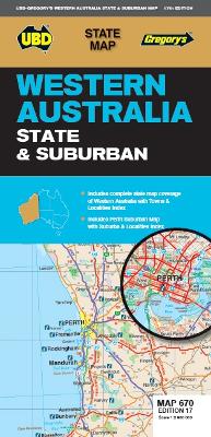 Western Australia State & Suburban Map 670 17th ed book