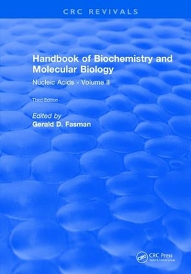 Handbook of Biochemistry by Gerald D Fasman