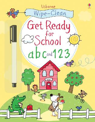 Wipe-Clean Get Ready for School ABC and 123 book