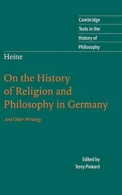 Heine: 'On the History of Religion and Philosophy in Germany' book