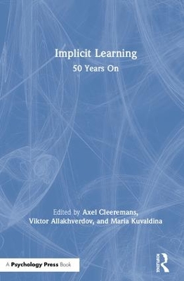 Implicit Learning by Axel Cleeremans