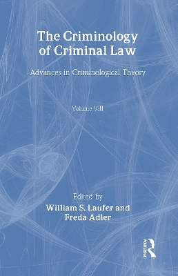 Criminology of Criminal Law book