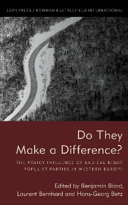 Do They Make a Difference?: The Policy Influence of Radical Right Populist Parties in Western Europe book