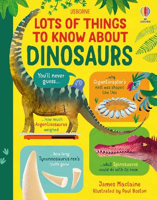 Lots of Things to Know About Dinosaurs book