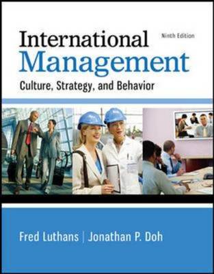 International Management: Culture, Strategy, and Behavior (Int'l Ed) book