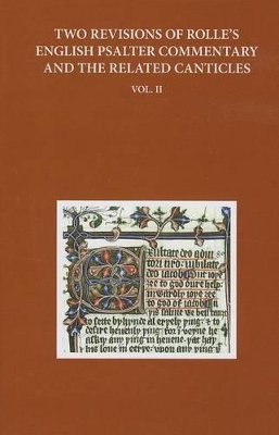 Two Revisions of Rolle's English Psalter Commentary and the Related Canticles book