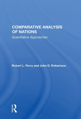 Comparative Analysis Of Nations: Quantitative Approaches book