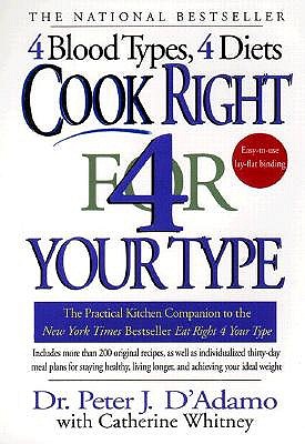 Cook Right for Your Type by Dr. Peter J. D'Adamo