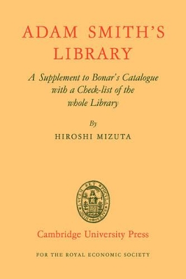 Adam Smith's Library by Hiroshi Mizuta