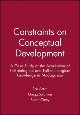 Constraints on Conceptual Development book