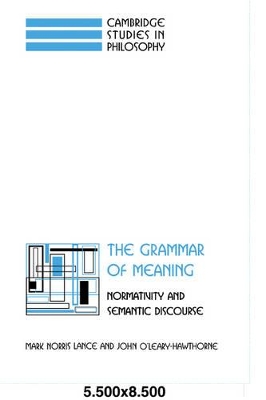 The Grammar of Meaning by Mark Norris Lance