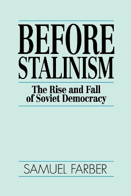 Before Stalinism book