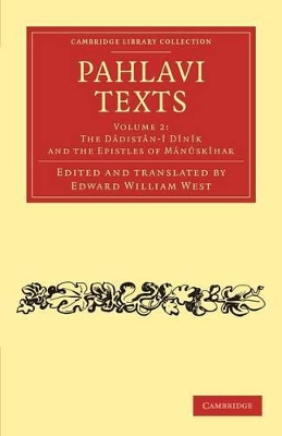 Pahlavi Texts book