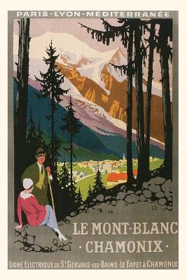 Vintage Journal Chamonix Travel Poster book