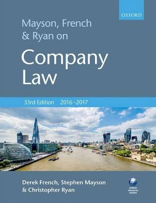 Mayson, French & Ryan on Company Law book