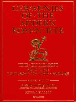 Ceremonies of the Modern Roman Rite book