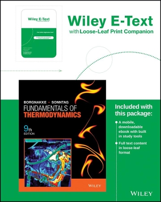 Fundamentals of Thermodynamics by Richard E. Sonntag