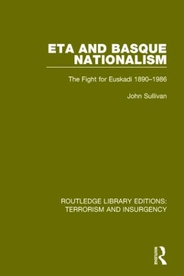 ETA and Basque Nationalism book