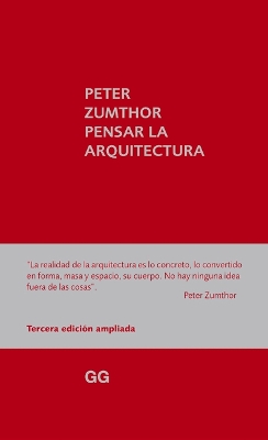 Pensar La Arquitectura book