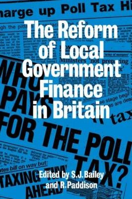 Reform Of Local Govt Finance book