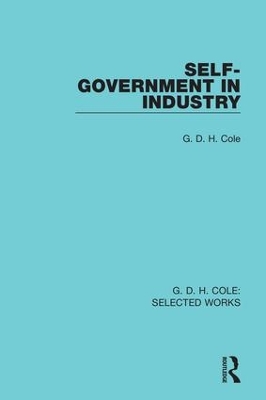 Self-Government in Industry book