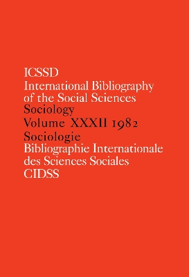 IBSS: Sociology by International Committee for Social Science Information and Documentation