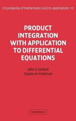 Product Integration with Application to Differential Equations book