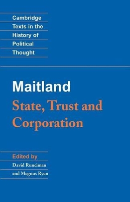 Maitland: State, Trust and Corporation book