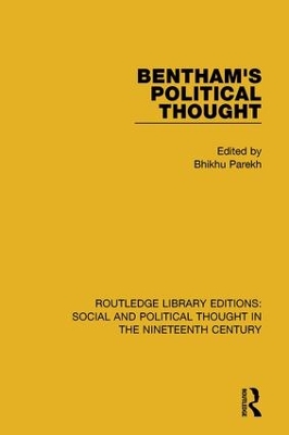 Bentham's Political Thought book