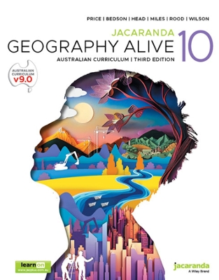 Jacaranda Geography Alive 10 Australian Curriculum 3e learnON and Print book